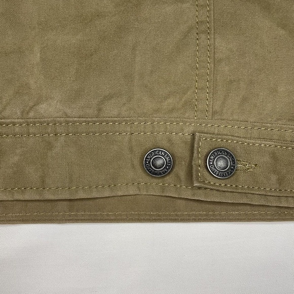 American Eagle Outfitters Utility Jacket Blanket Lined Military Size XL Brown - Picture 9 of 12
